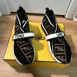 Fendi Filato Riga Banda Sneaker